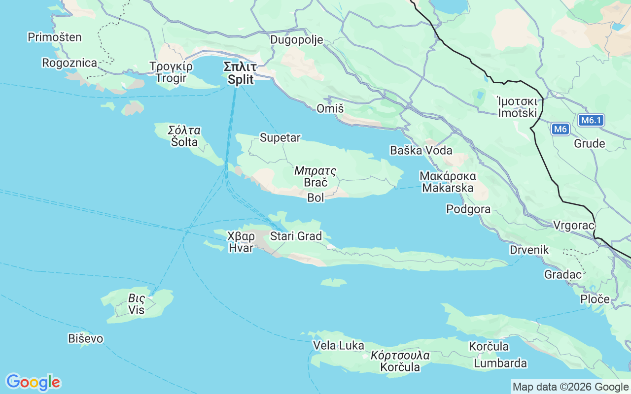 Τοποθεσία Φουσκωτό: Bol, Bol