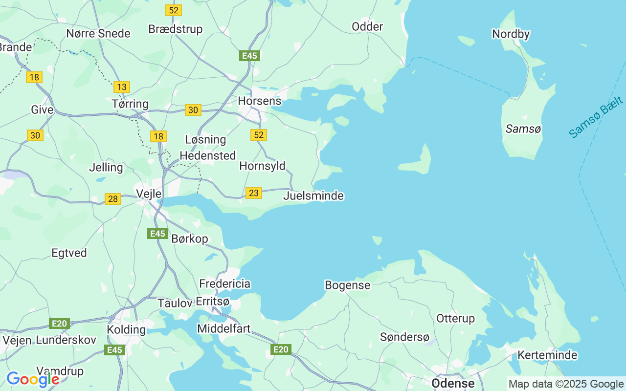 Localização do(a) Veleiro: Juelsminde, 7130 Juelsminde