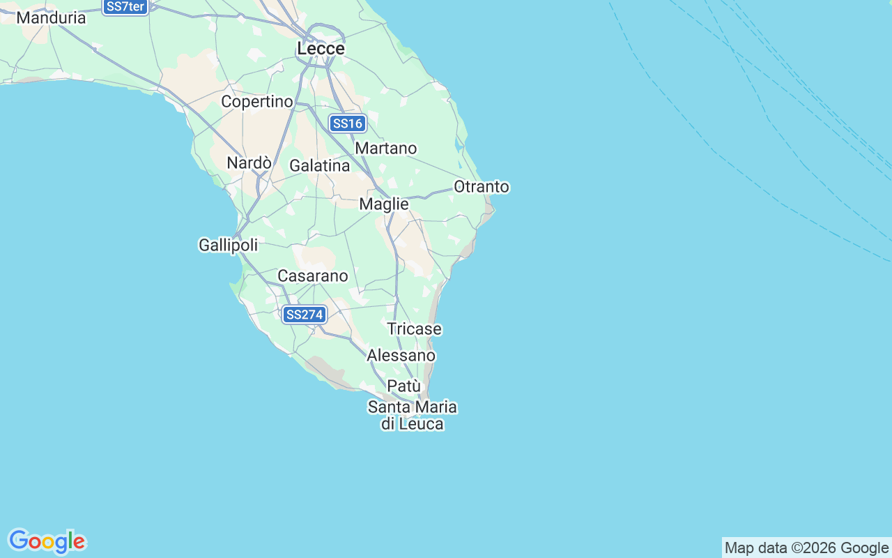 Liegeplatz Motorboot: 73030 Castro, Italien