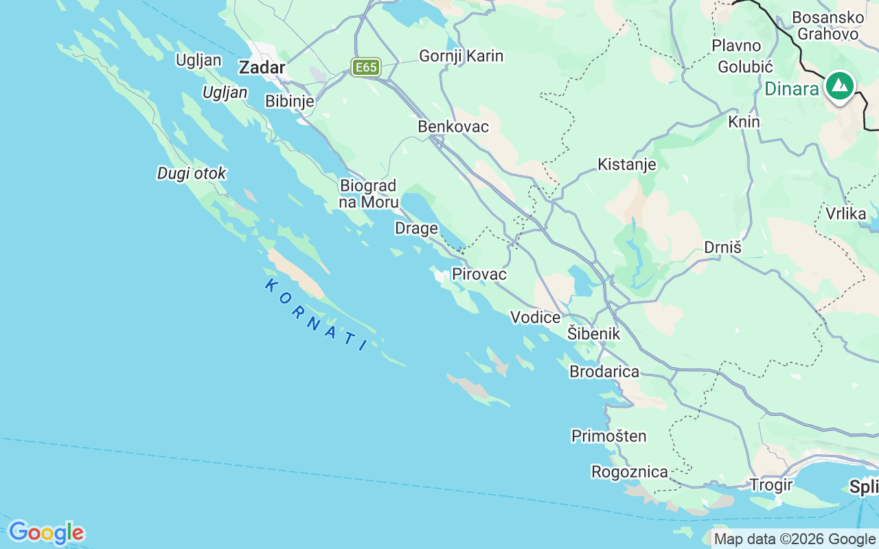 Location of the Motorboat: Murter, Croatia