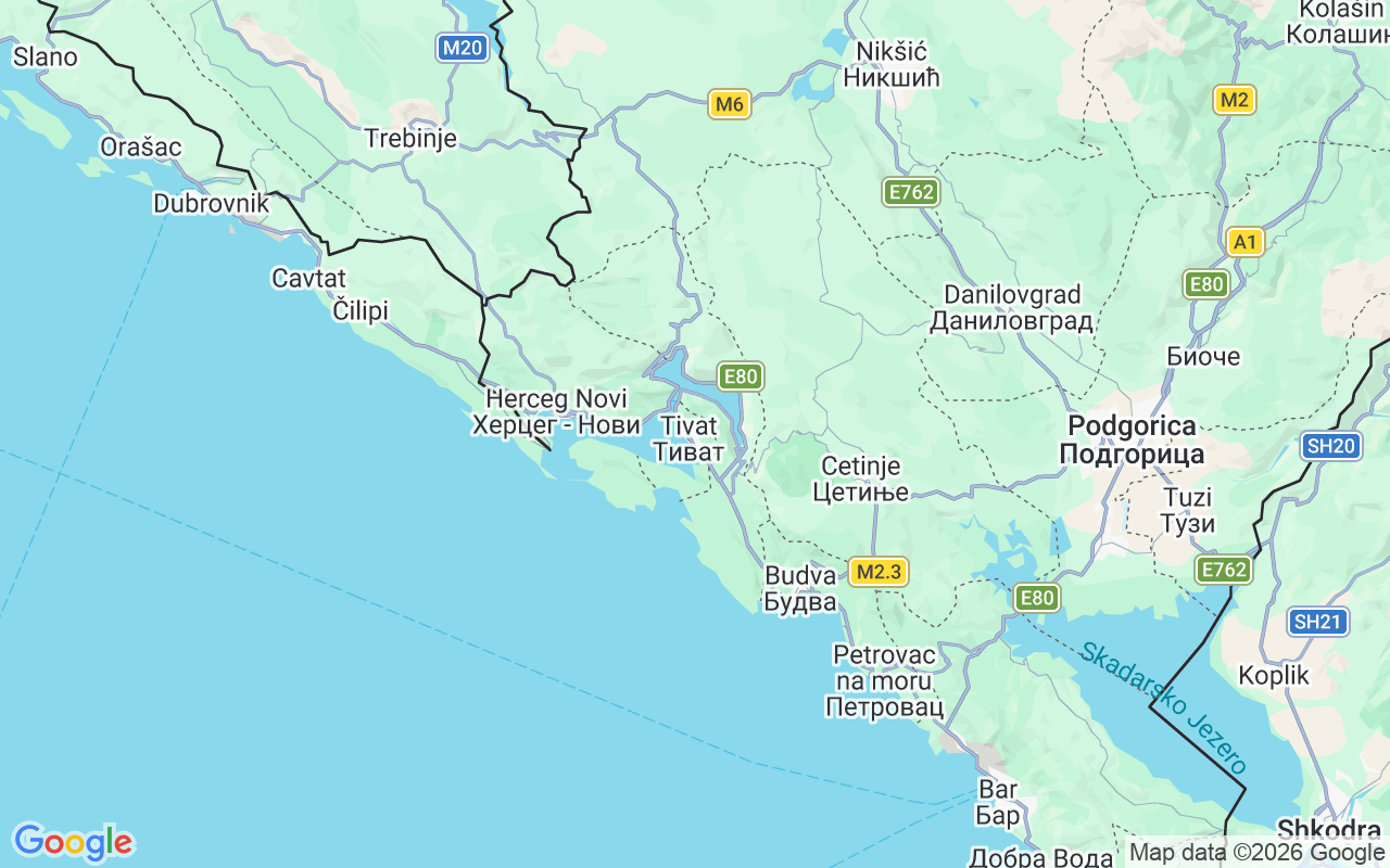 Liegeplatz Motorboot: Airport Marina, Tivat