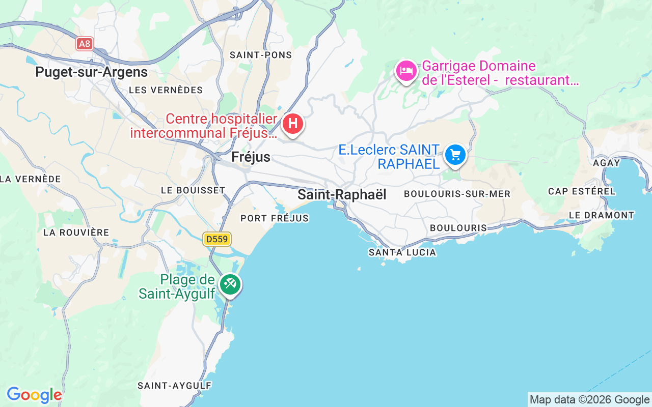 Ubicación Yate a motor: Vieux Port, 83700 Saint-Raphaël
