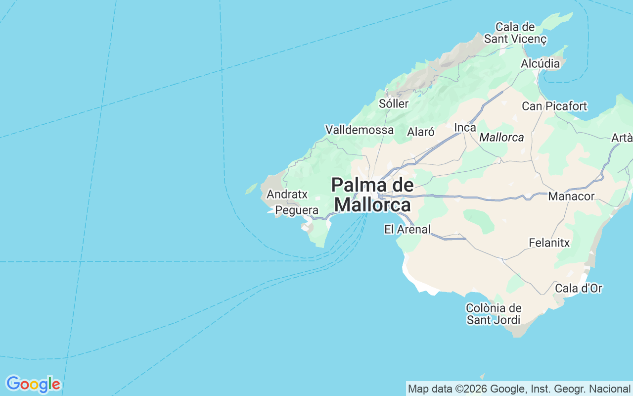 De locatie van Motorboot: Port Adriano, 07184 Calvià