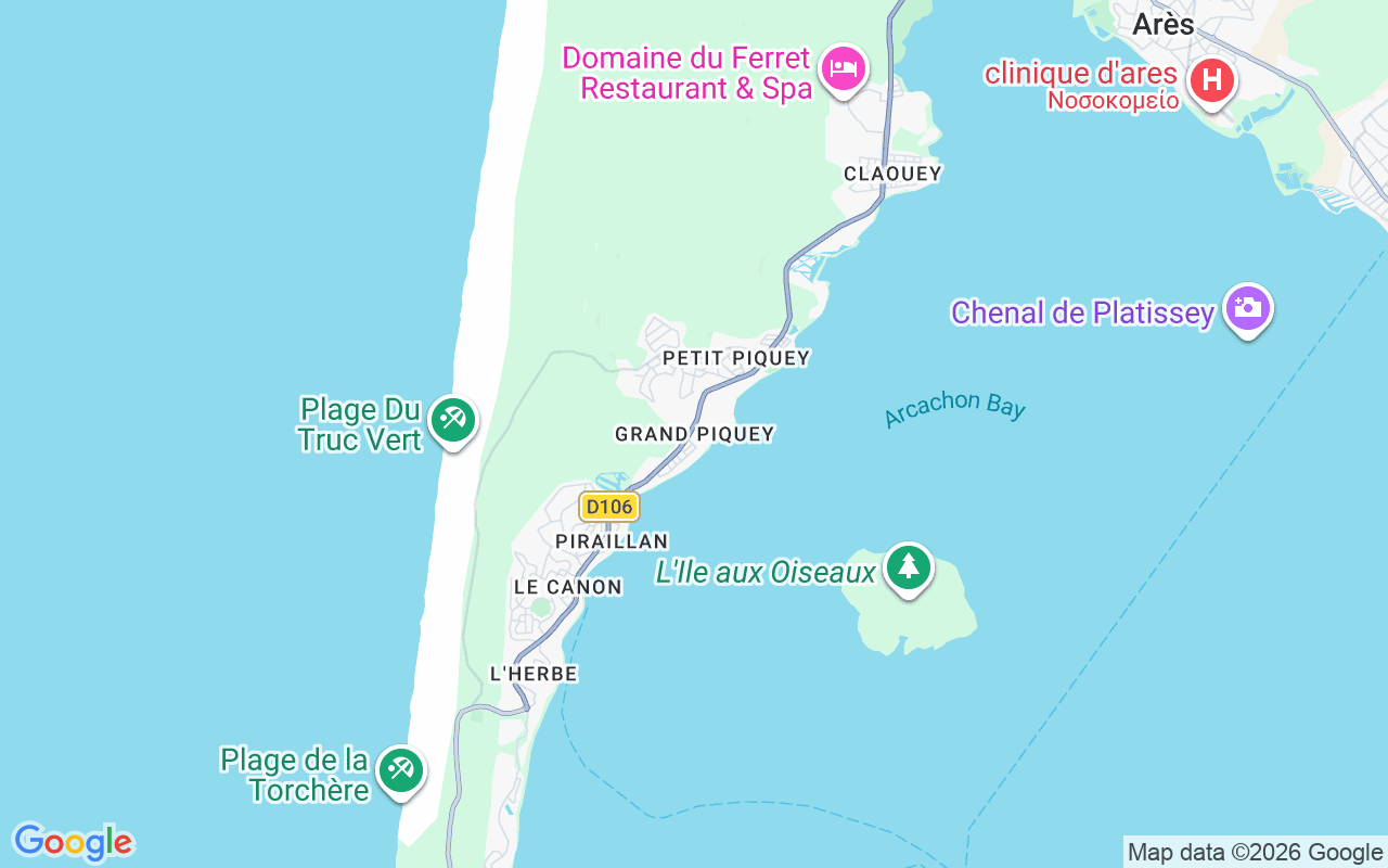 Τοποθεσία Μηχανοκίνητο σκάφος: Port Du Grand Piquey, Lège-Cap-Ferret