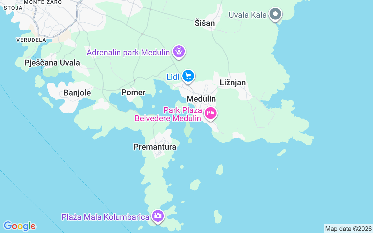 Plats för Segelbåt: Medulin, Kroatien