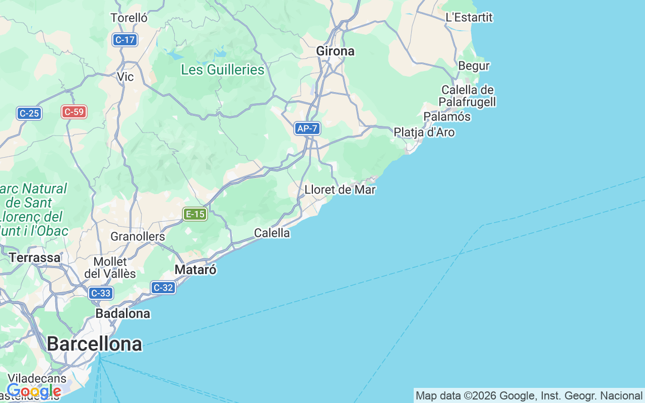 Luogo Barca senza patente: 17300 Blanes, Spagna