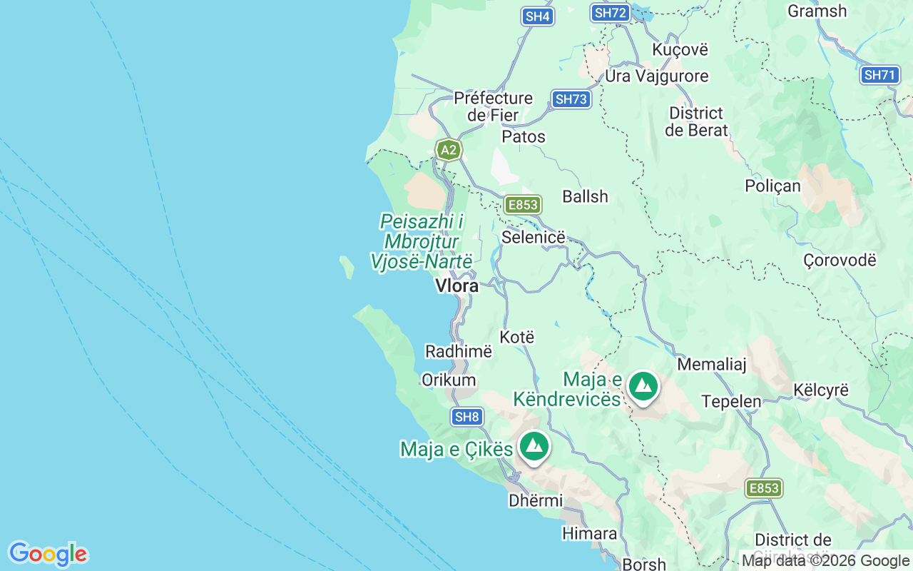 Emplacement du Semi-rigide: Vlore, Vlora
