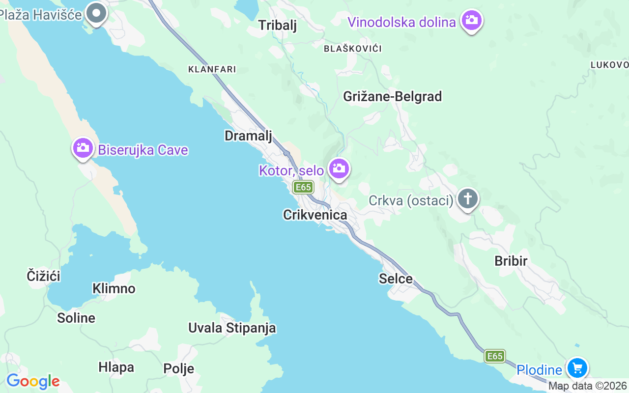 Plats för Båt utan licens: 51260, Kroatien