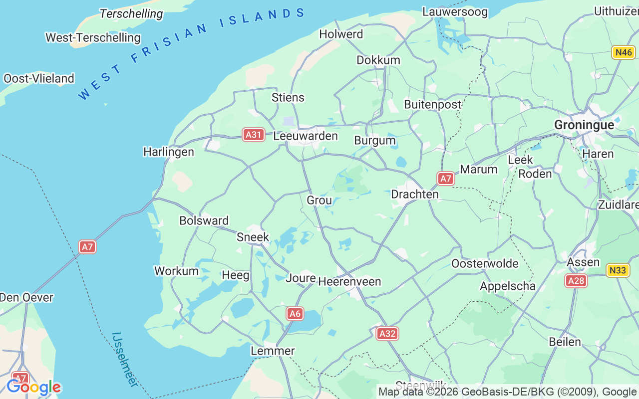 Emplacement du Péniche: De Dobbe 10A, Grou