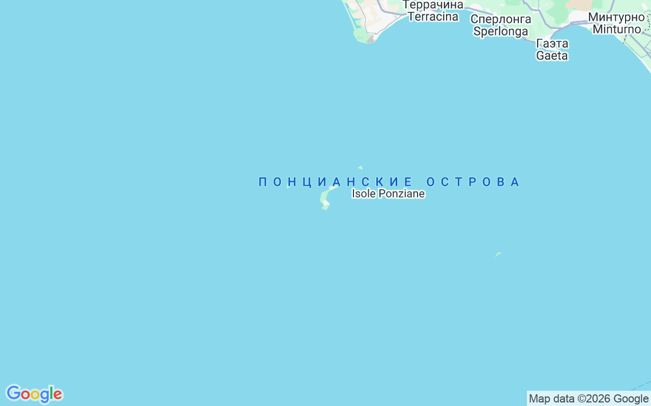 Местоположение Лодка без лицензии: Porto Di Ponza Sbarco Aliscafi, Понца