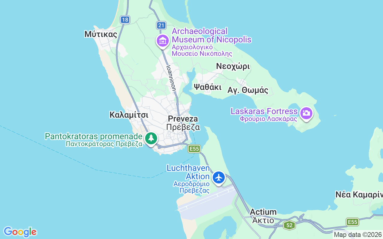 De locatie van Zeilboot: Preveza Marina, Preveza