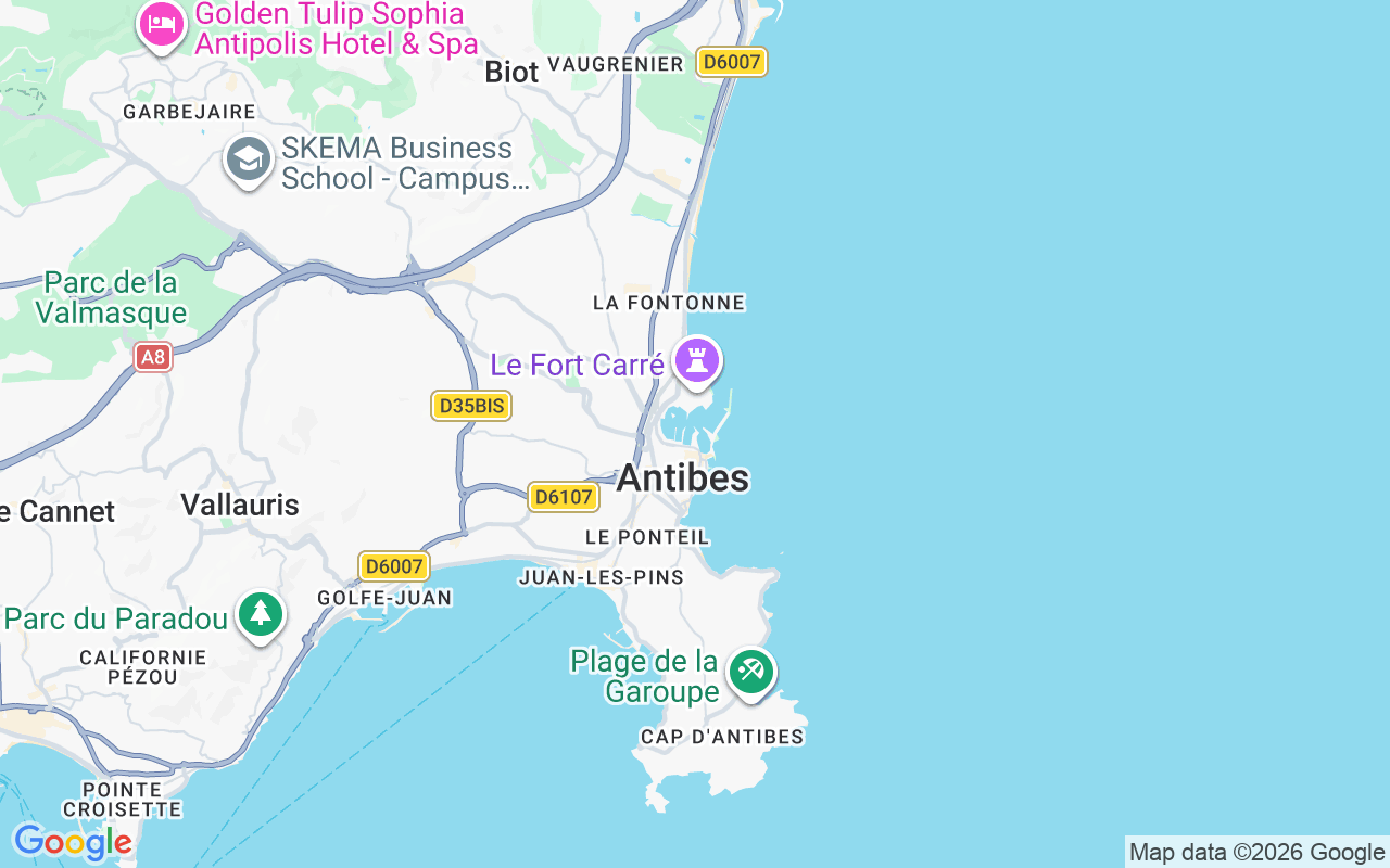 Location of the Motorboat: Port Vauban, Antibes