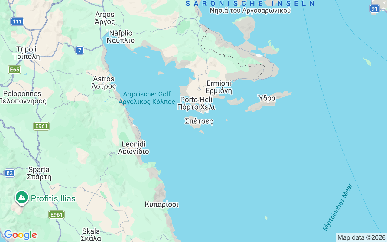 Liegeplatz Motorboot: Νταπια Σπετσες, Spetses