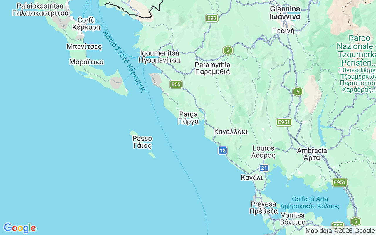Luogo Gommone: Παργα, Parga