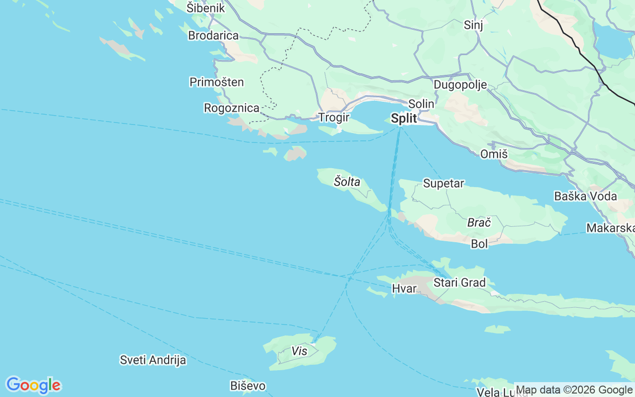 Liegeplatz Segelboot: Rogač, Općina Šolta