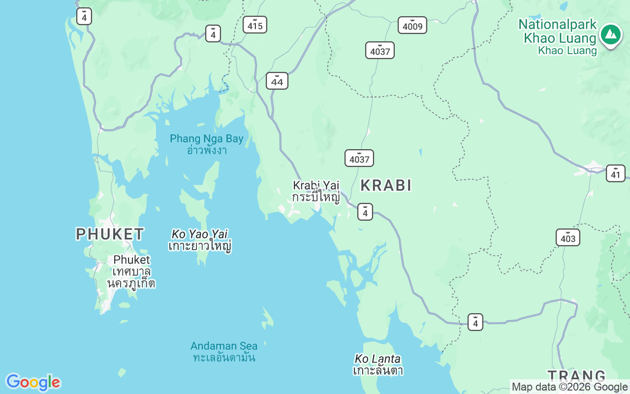 Liegeplatz Motorboot: Ao Nang, Krabi