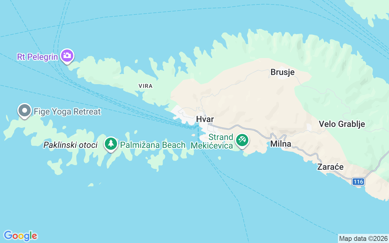 De locatie van Motorboot: Nauticki Centar Hvar, Hvar
