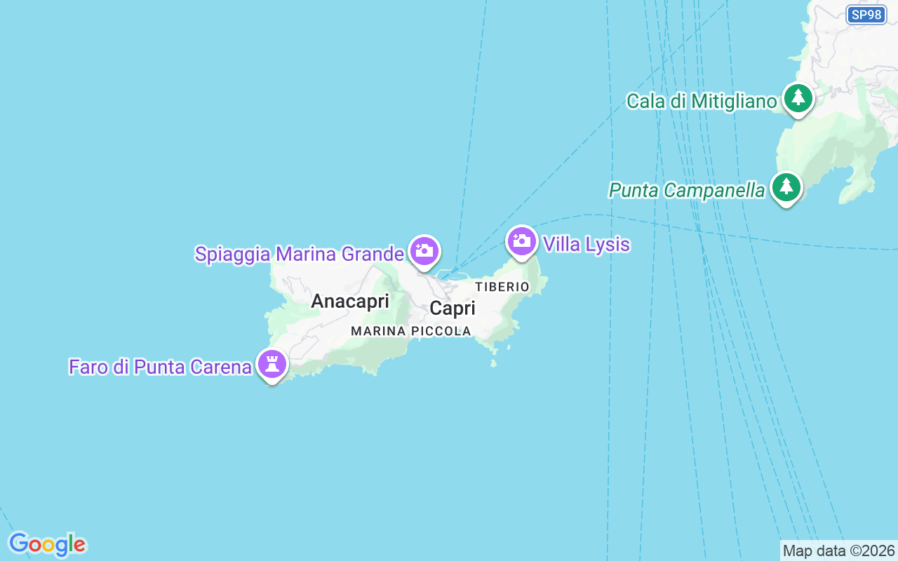 Liegeplatz Motorboot: Marina Di Capri, Capri