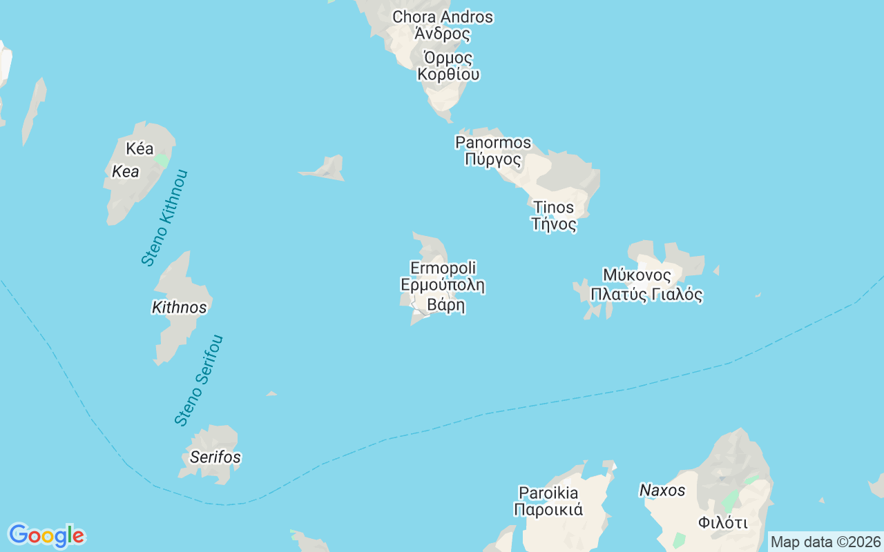 Luogo Gommone: Kini, Ermopoli