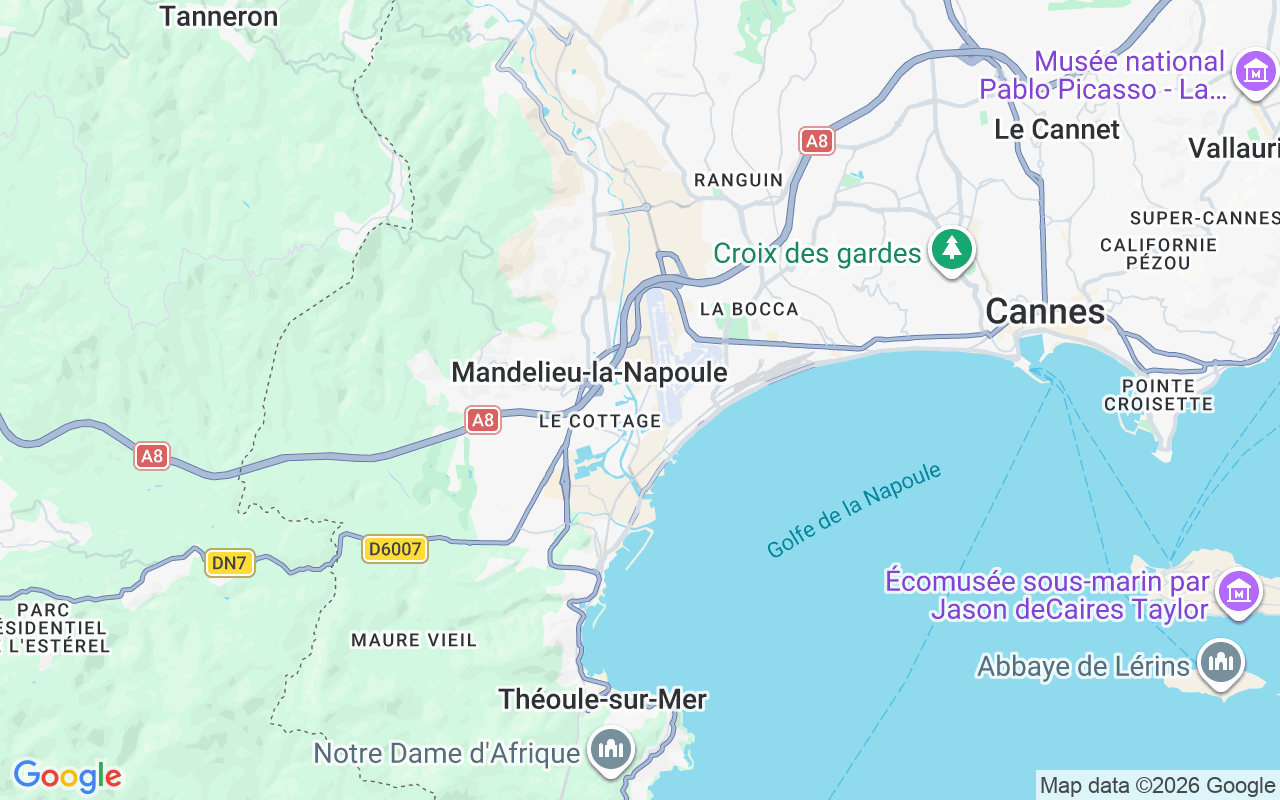 Plats för RIB-båt: 06210 Mandelieu-La-Napoule, Frankrike