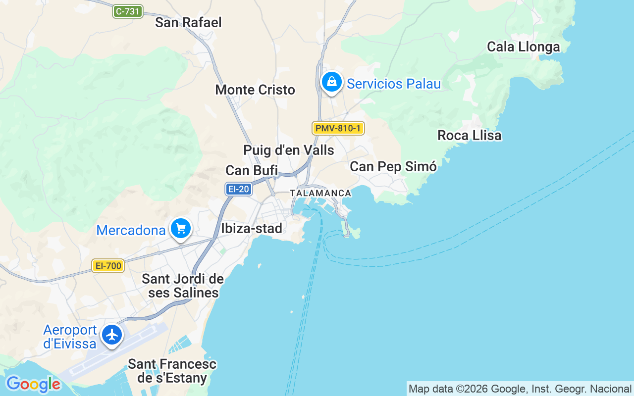 De locatie van Catamaran: Marina Ibiza, Ibiza