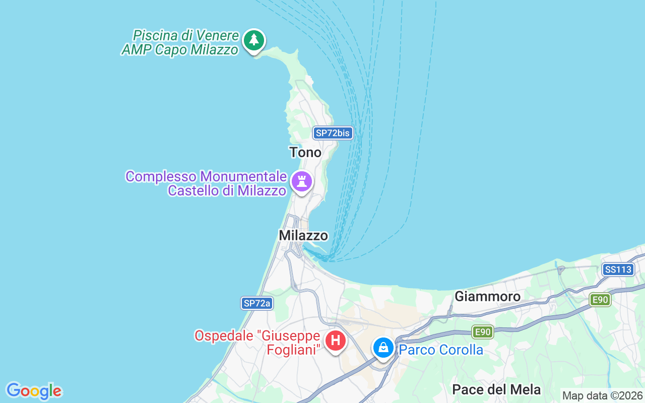 Emplacement du Semi-rigide: Poseidon Marina, Milazzo