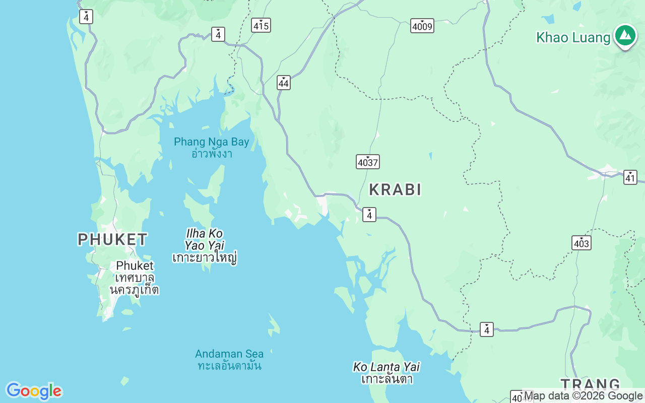 Localização do(a) Lancha: Nopparatara Pier, Ao Nang, Krabi