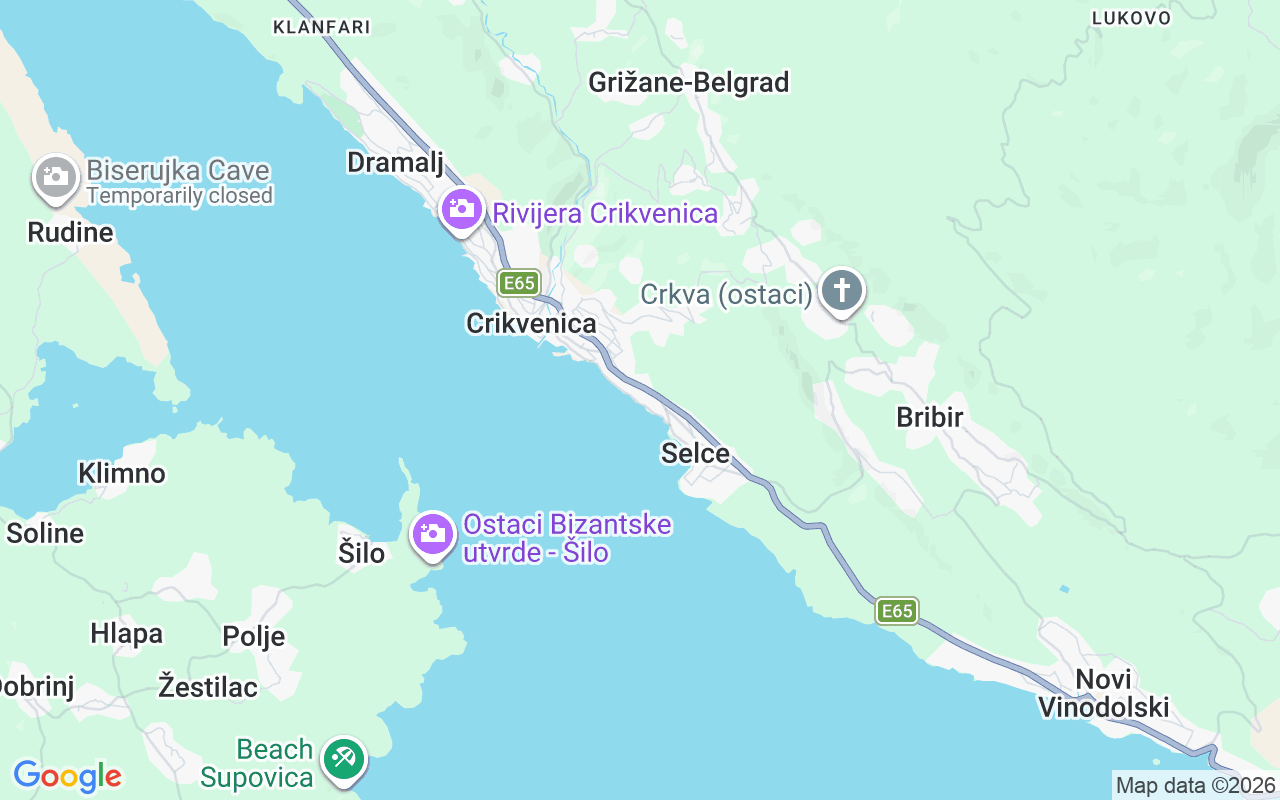 Location of the Motorboat: Selce Marina, Selce
