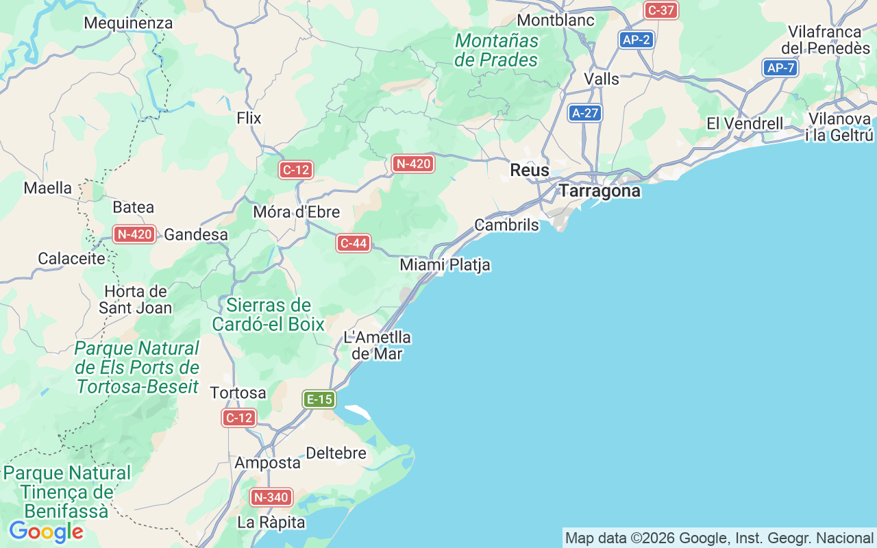 Ubicación Lancha: Hospitalet Del Infante, L'hospitalet De L'infant