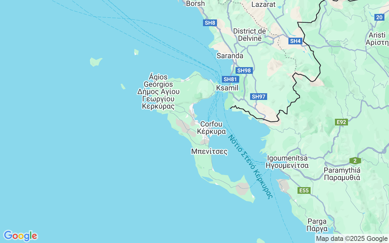 Emplacement du Voilier: Kontokali, Grèce
