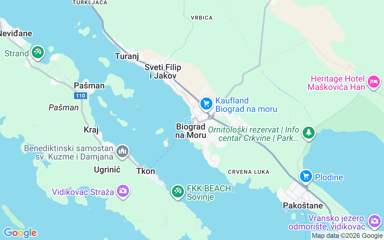 Plats för Segelbåt: Biograd Na Moru, Kroatien