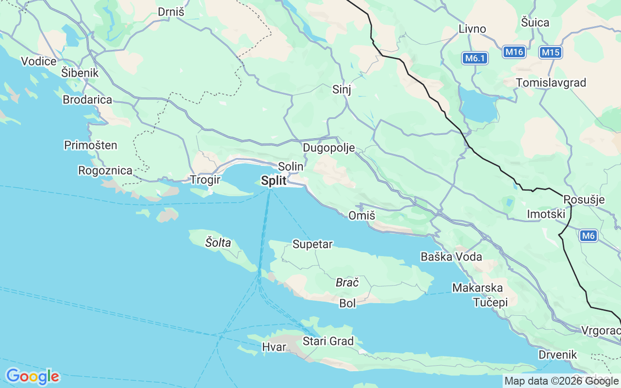 Liegeplatz Motorboot: Podstrana, Kroatien