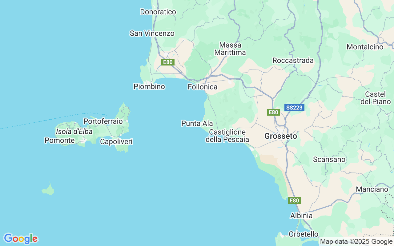 Localização do(a) Veleiro: Punta Ala, 58043 Punta Ala