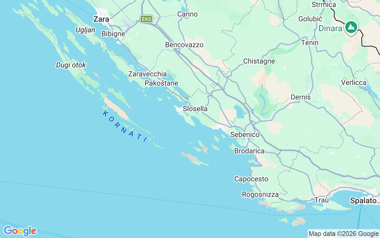 Luogo Barca a vela: Jezera, Croazia