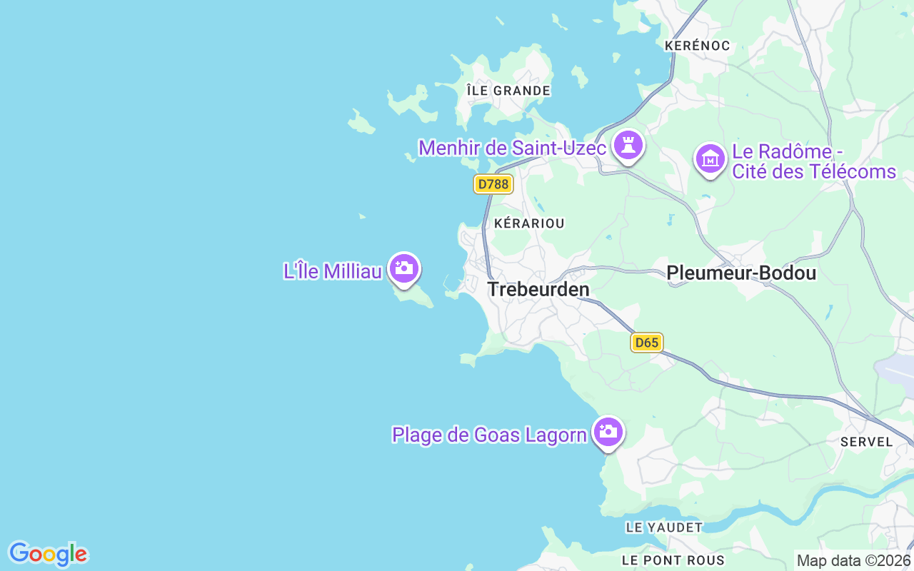 Location of the RIB: Port De Plaisance, Trebeurden