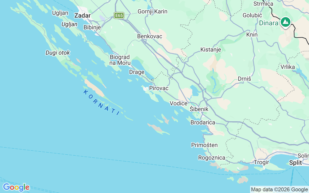 Location of the Sailboat: Jezera, Croatia