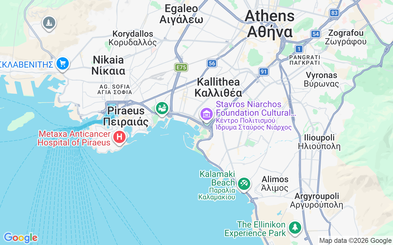 Location of the Gulet: Marina Delta Kallithea, Athens