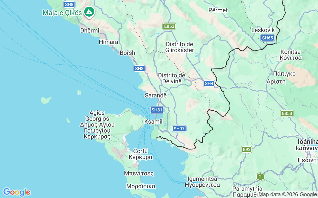 Ubicación Lancha: Limani, Sarandë