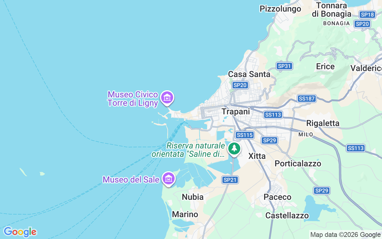 Emplacement du Semi-rigide: Porto Trapani, Trapani