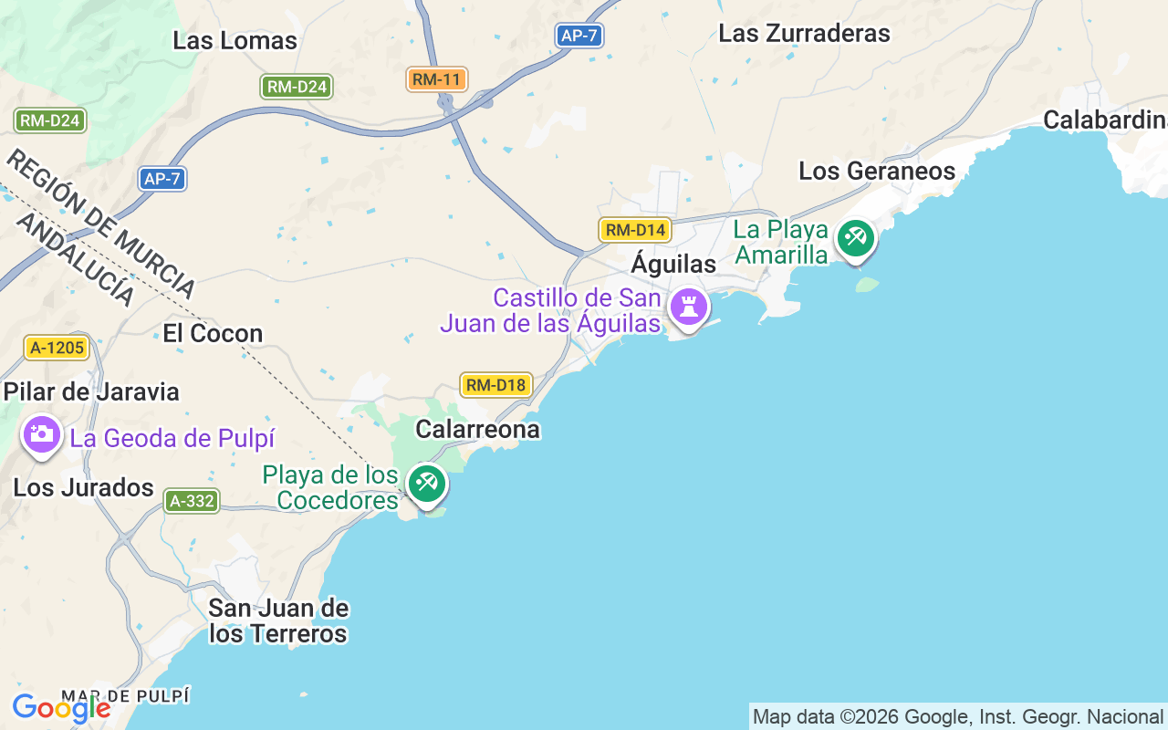 Ubicación Lancha: Marina Juan Montiel, Águilas