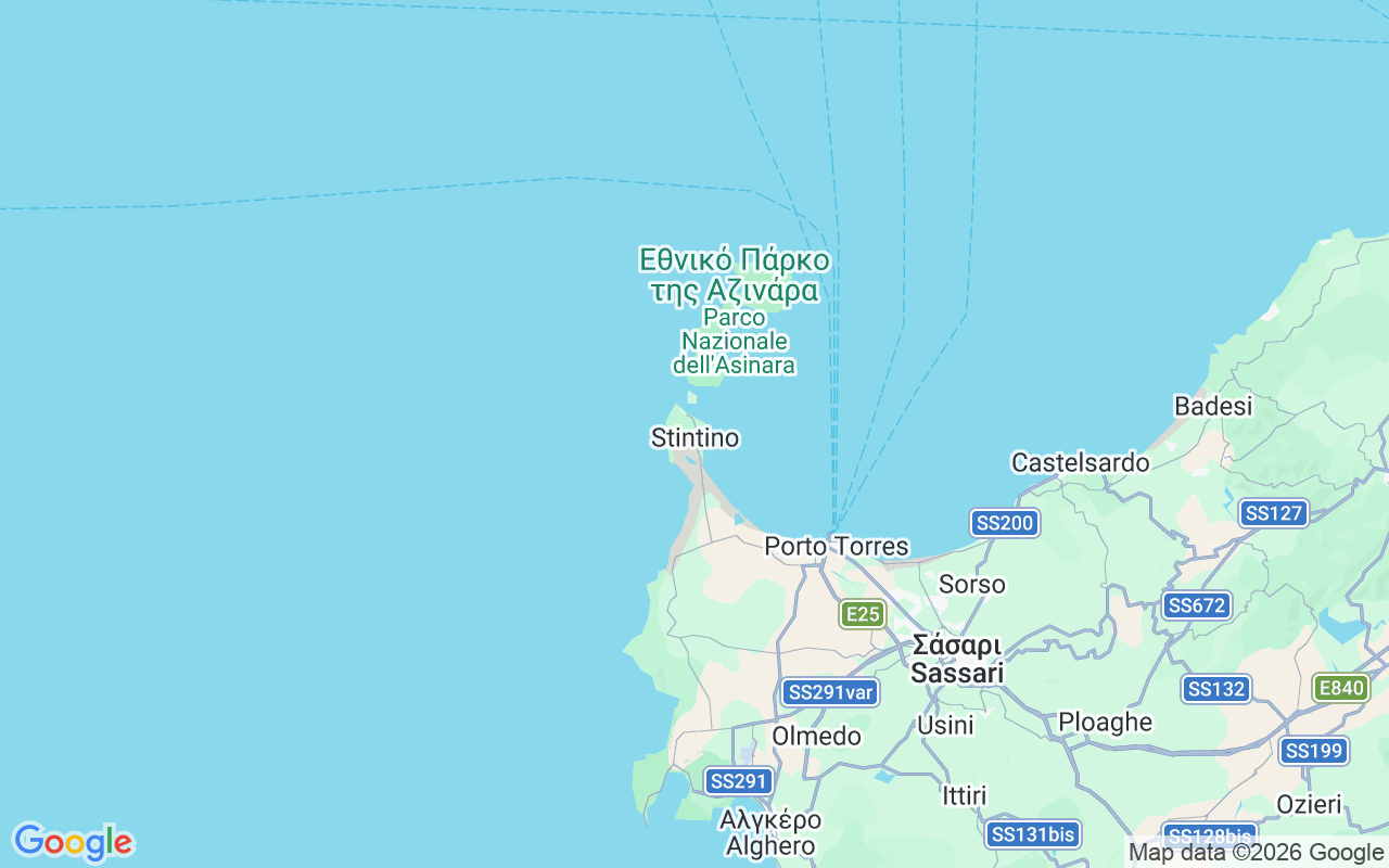 Τοποθεσία Μηχανοκίνητο σκάφος: Stintino, Italia, 07040 Stintino Ss