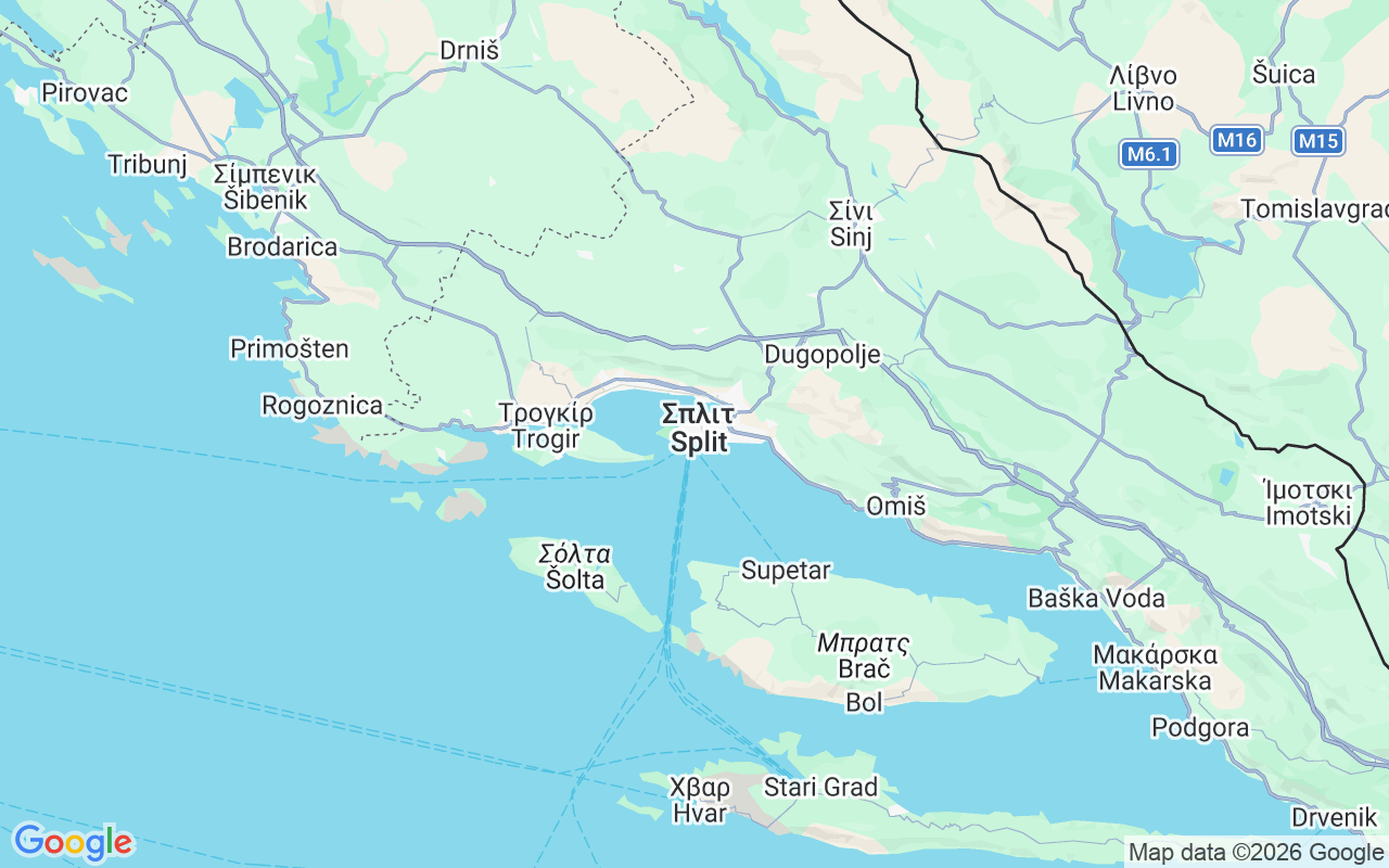 Τοποθεσία Καταμαράν: Σπλιτ, Κροατία