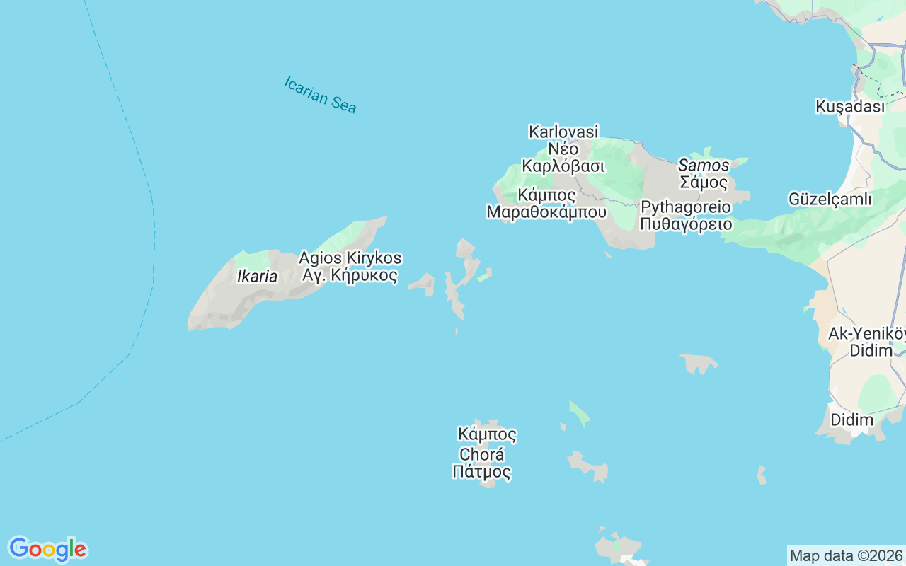 De locatie van RIB: Fournoi, Fourni Korseon