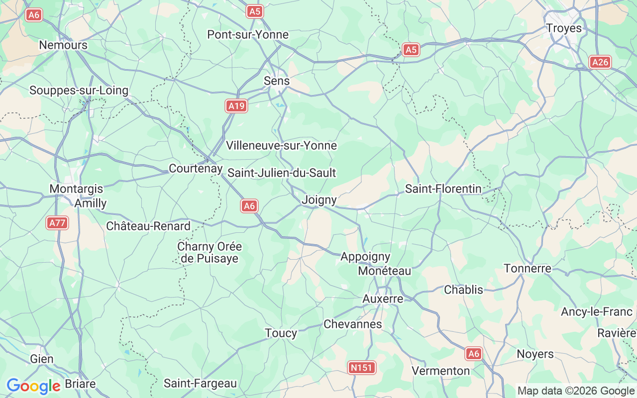 Liegeplatz Hausboot: 89300 Joigny, Frankreich
