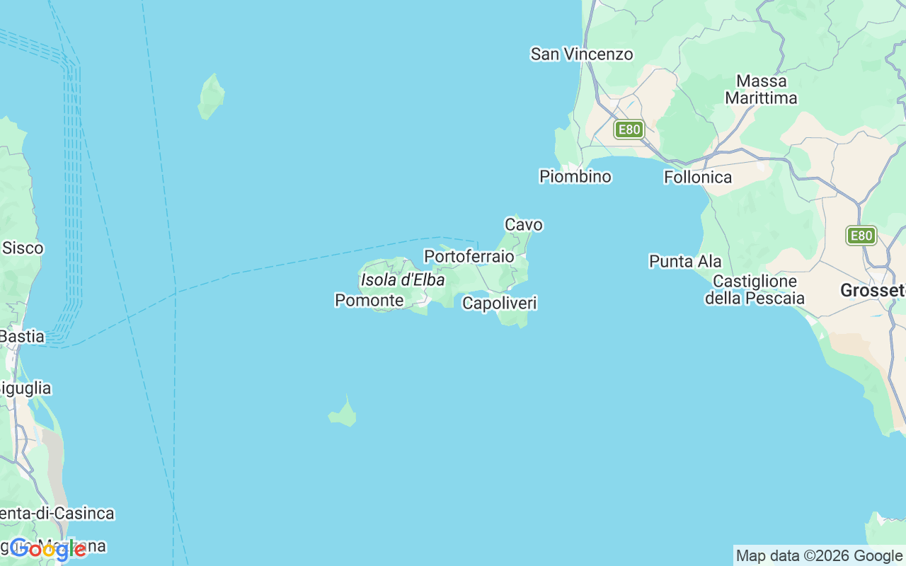 De locatie van Motorboot: Porto, Elba