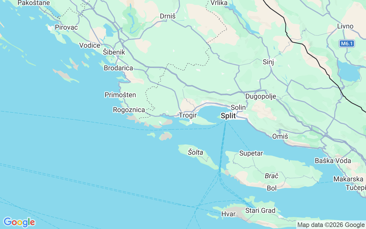 Liegeplatz Motorboot: 21220, Kroatien