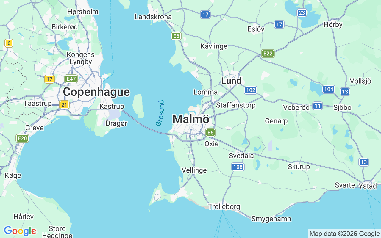 Localização do(a) Veleiro: Västra Hamnen, Malmö