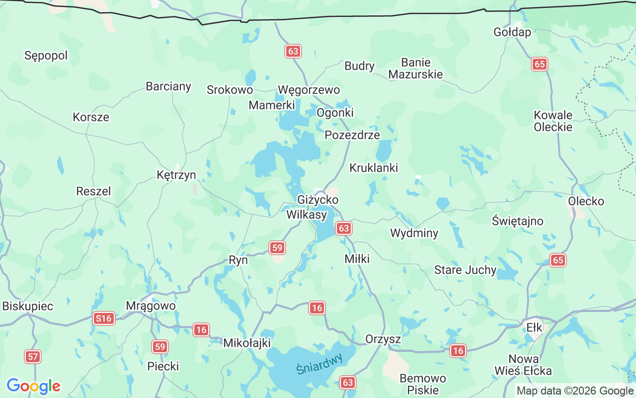 Emplacement du Voilier: Giżycko, Pologne