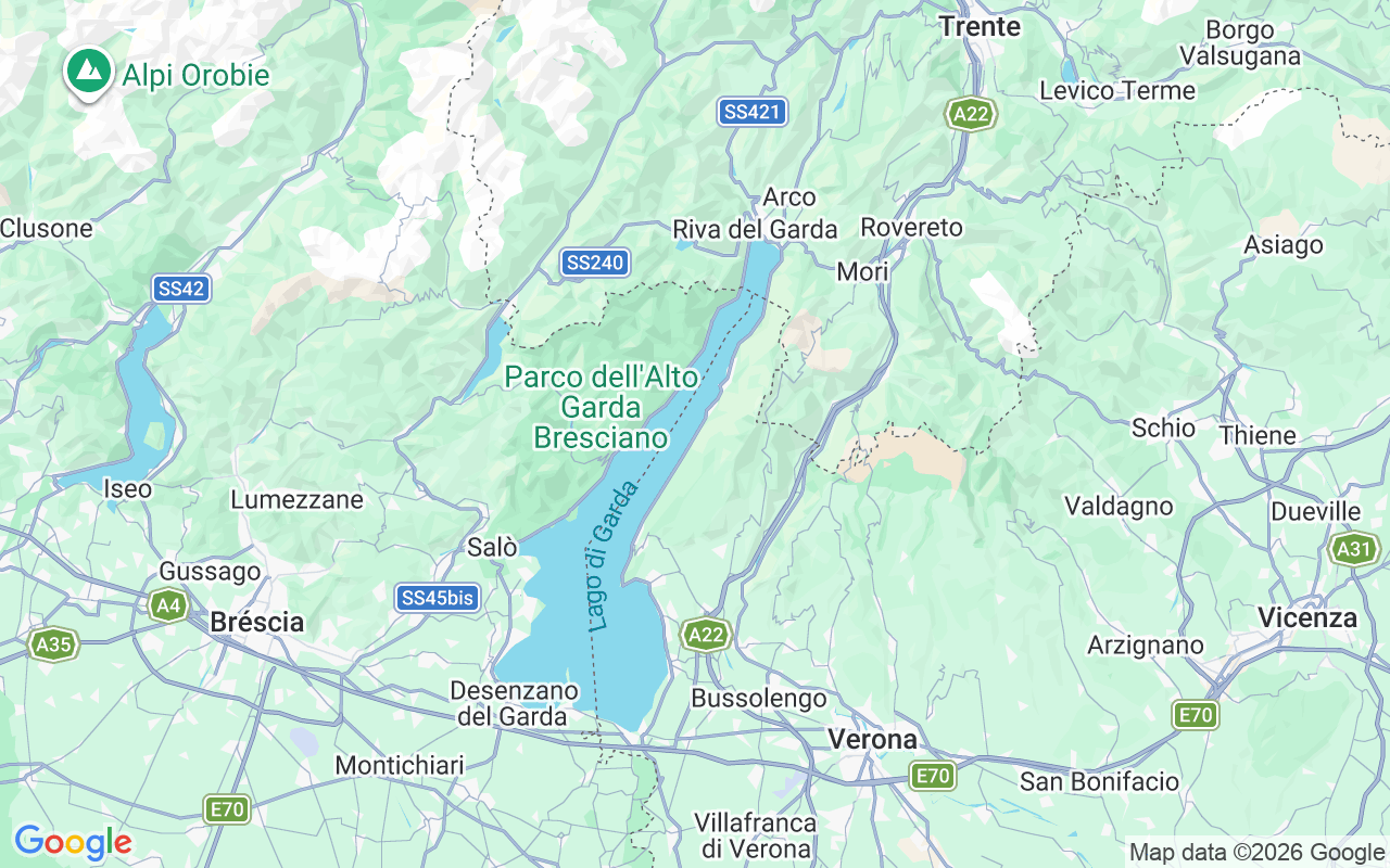 De locatie van Zeilboot: Boa, 37010 Brenzone
