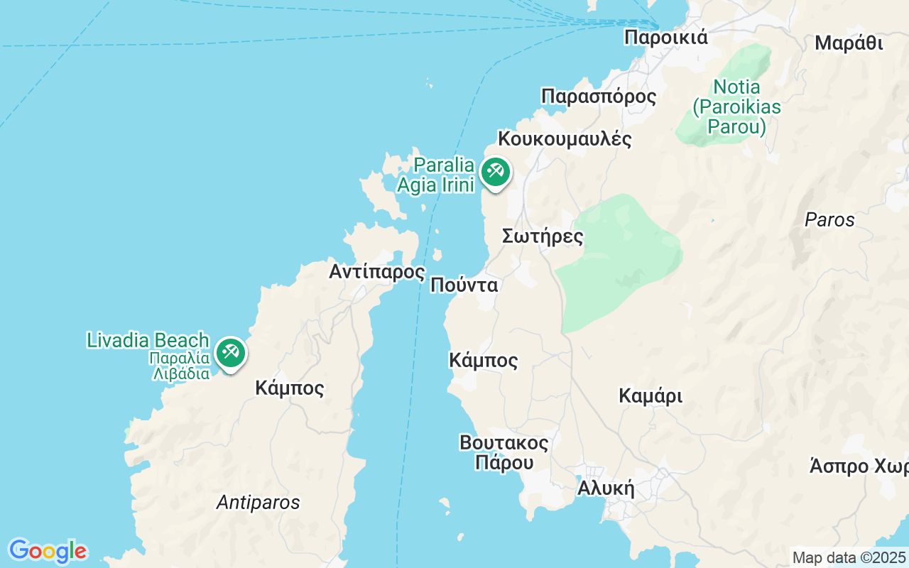 Localização do(a) Semi Rígido: Paros 844 00, Grécia